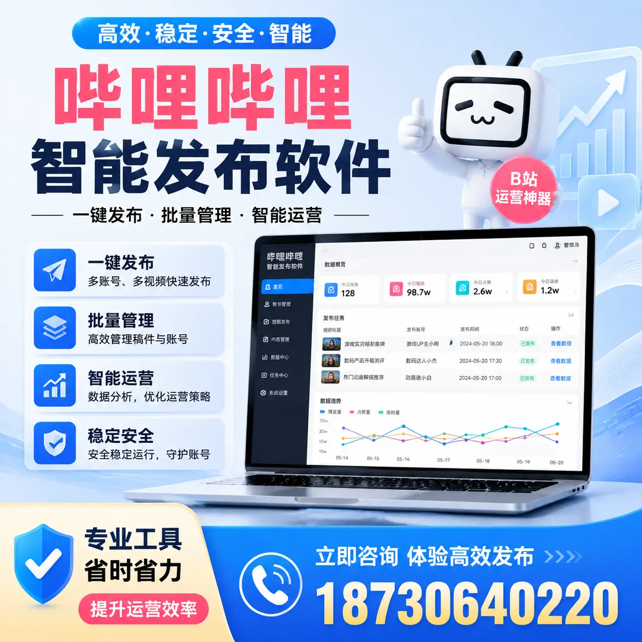 解密哔哩哔哩智能发布软件：功能与优势分析在 黄山